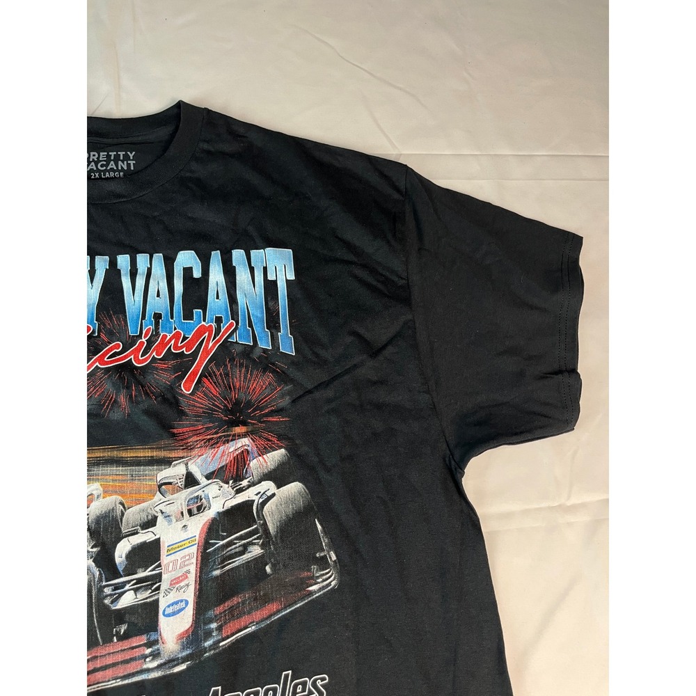 Pretty Vacant Racing Los Angeles Grand Prix Black T‎ Shirt 2XL